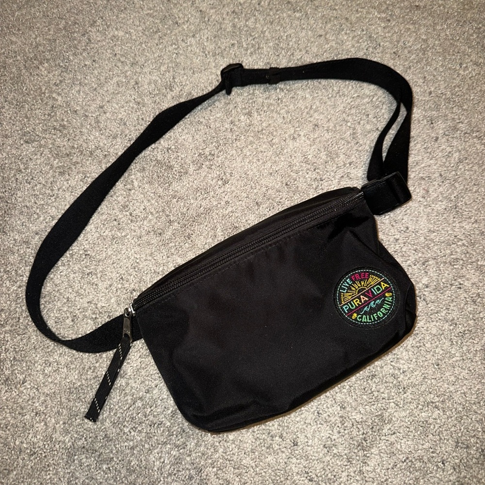 Pura Vida - Live Free Belt Bag Beltbag Black